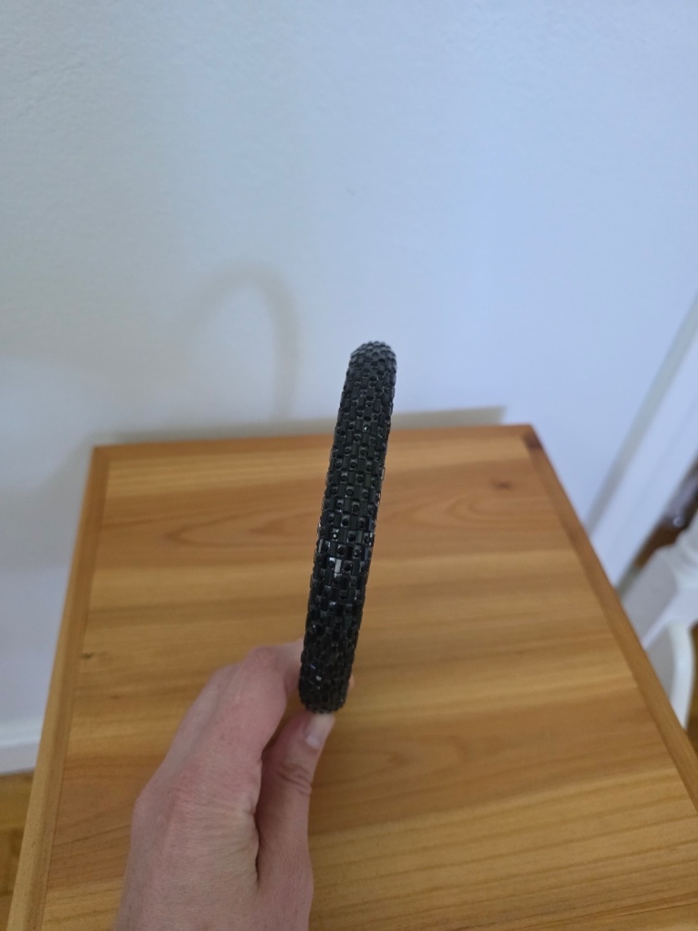 Black Rhinestone Headband - Picture 4 of 4